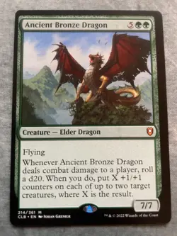 Ancient Bronze Dragon Commander Legends: Battle for Baldur's Gate Regular NM - Image 1