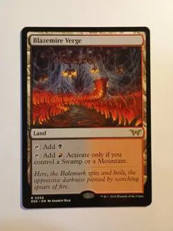 Blazemire Verge 0256 Mtg Magic The Gathering Regular Rare DSK NM - Image 1