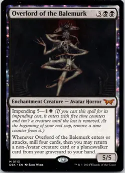 Overlord of the Balemurk 113 Duskmourn: House of Horror LP MTG - Image 1