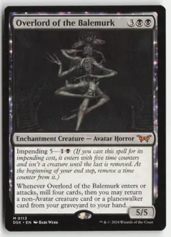 Overlord of the Balemurk Duskmourn: House of Horror Mythic Near Mint or Better - Image 1