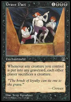 Grave Pact - Damaged / Poor MTG Stronghold - Image 1
