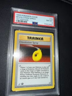 Pokemon TCG Devolution Spray 1st Edition Base Set Card 072/102 - Image 1