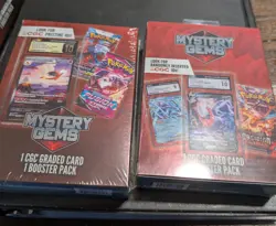 Pokemon Mystery Gems 2 CGC Graded Card & 2 Booster Pack 2025! New Sealed Box! - Image 1