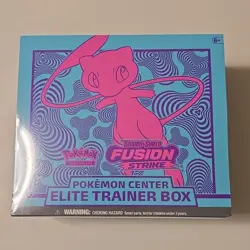 Pokemon TCG Pokemon Center Sword & Shield Fusion Strike Elite Trainer Box SEALED - Image 1