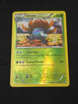 Gloom 2/149 Boundaries Crossed Reverse Holo Rare Pokemon TCG Light Played - Image 1