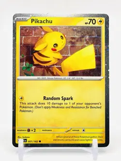 PIKACHU COSMOS HOLO - TEF 051/162 Temporal Forces POKEMON TCG S&V ENGLISH - Image 1