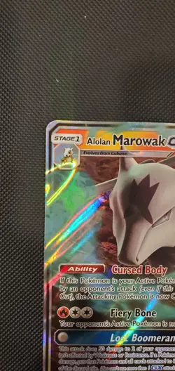 2019 Pokemon Sun And Moon Promo Alolan Marowak GX- SM187 #SM187 - Image 2