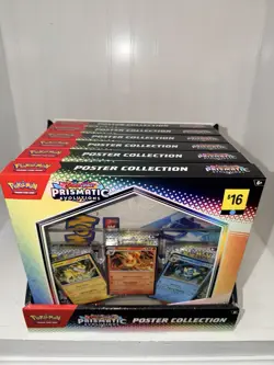 Pokemon Prismatic Evolutions Poster Collection Sealed, Lot of 6 - Image 1