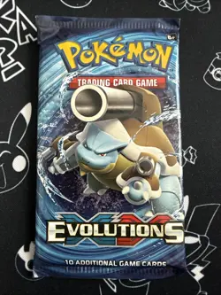 Sealed Pokemon XY Evolutions Booster Pack - Blastoise - Image 1
