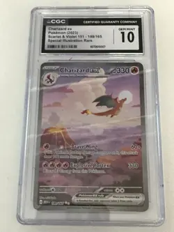 2023 Pokemon Scarlet & Violet 151 #199 Charizard ex Gem Mint CGC 10 - Image 1