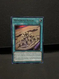 Mitsurugi Ritual SUDA-EN095 Supreme Darkness 1st Edition Yu-Gi-Oh TCG - Image 1