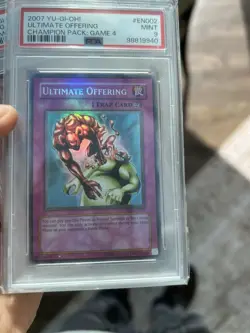 ULTIMATE OFFERING YUGIOH CHAMPION PACK 4 CP04-EN005 MAX BLEED PSA BGS - Image 1