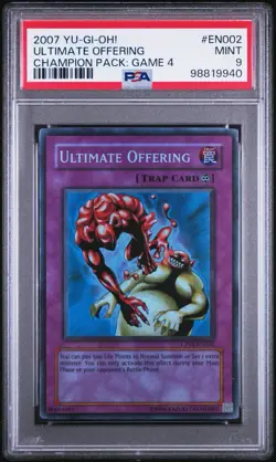 ULTIMATE OFFERING YUGIOH CHAMPION PACK 4 CP04-EN005 MAX BLEED PSA BGS - Image 5