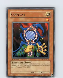 Yu-Gi-Oh TCG Copycat 5DS1-EN015 1st Edition Regular Common Card Played MP - Image 1