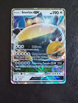 Snorlax GX SM05 SM Promos Holo Card Near Mint Condition - Image 1
