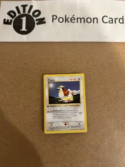 Pidgey 57/102 1st Edition Shadowless Pokemon Card Lot Vintage WOTC - Image 1