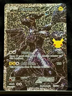Pokemon TCG Zekrom Celebrations Classic Collection Holo Ultra Rare Card 114/114 - Image 1