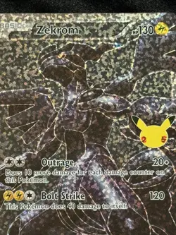 Pokemon TCG Zekrom Celebrations Classic Collection Holo Ultra Rare Card 114/114 - Image 2