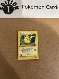 Pikachu 1st Edition Pokemon Card Lot Vintage WOTC - Image 1