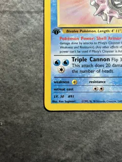 Misty's Cloyster 1st Edition Gym Heroes 29/132 Rare NM/LP Pokemon Card - Image 5