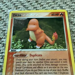Pokemon TCG Ditto Charmander Card Delta Species 61/113, Regular NM Condition - Image 2