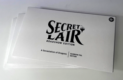 SDCC 2025 HASBRO SECRET LAIR ROADSHOW EDITION RAINBOW FOIL CARDS IN HAND - Image 1