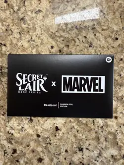Secret Lair MTG Marvel Deadpool Rainbow Foil Sealed Card Set Magic The Gathering - Image 1