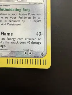 Salamence 19/97 Holo Rare E-League Promo Winner Stamped Pokemon Card DMG - Image 4