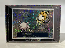 RAICHU VS CUBONE GAMEBOY COLOR - POKEMON CARDS ( PSA , CGC , BGS , TAG ) - Image 1