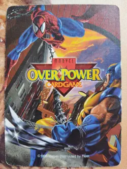 OverPower Marvel IQ Fleer 1996 Nightcrawler Hero Character Card Rare MP - Image 2