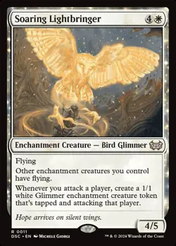 1x Soaring Lightbringer Near Mint NM Rare MTG Magic Card Commander Duskmourn - Image 1