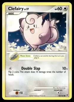 Clefairy 83/132 Pokemon Card Secret Wonders Common 60 HP Lightly Played E28 - Image 1