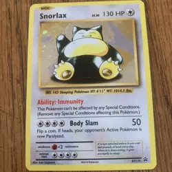 Pokemon Card Snorlax XY179 Black Star Promo Holo XY Evolutions - Image 1