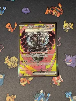 Pokemon Cards Ogerpon ex 160/131 Illustration Rare Prismatic Evolutions - (NM) - Image 1