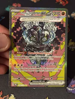 Pokemon Cards Ogerpon ex 160/131 Illustration Rare Prismatic Evolutions - (NM) - Image 2