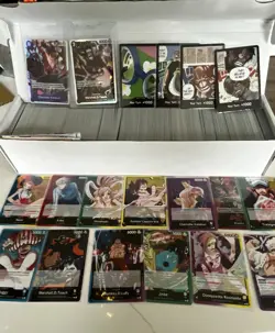 One Piece TCG 1000Cards Bulk Lot - Includes SR, Holo & Leader Near Mint ENGLISH - Image 1