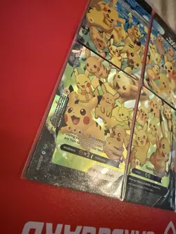 Pikachu v Union Holo Complete Set of 4 Cards - Image 2