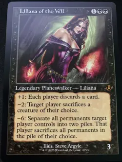 Liliana of the Veil (Retro Frame) Innistrad Remastered Regular - Image 1
