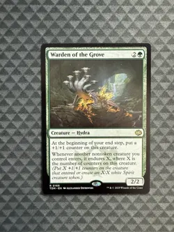 MTG Warden of the Grove #0166 Rare Tarkir: Dragonstorm (TDM) - Image 1