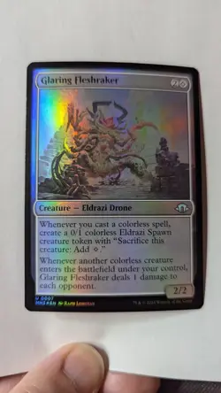 2x Glaring Fleshraker Foil NM - MH3 Magic MTG x2 - Image 1