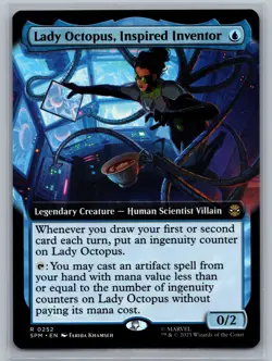 MTG # Marvel's Spider-Man Lady Octopus Inspired Inventor #252 (Borderless) - Image 1