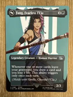 MTG - 1x Fang, Fearless l’Cie - Borderless Final Fantasy NM - Image 1