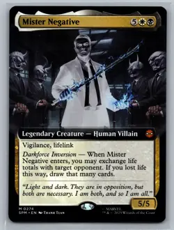 MTG # Marvel's Spider-Man Mister Negative #274 (Borderless) - Image 1