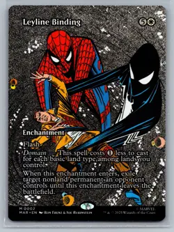MTG # Marvel's Spider-Man Leyline Binding #2 (Borderless) - Image 1