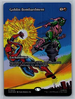 MTG # Marvel's Spider-Man Goblin ombardment #23 (Borderless) - Image 1
