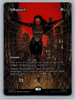 MTG # Marvel's Spider-Man Silkguard # 37 (Borderless) - Image 1