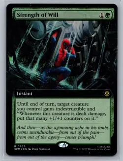 MTG # Marvel's Spider-Man Strength of Will #267 (Borderless) - Image 1