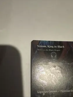 1x - Venom, King in Black / Skithiryx, the Blight Dragon - FOIL BORDERLESS MTG - Image 2