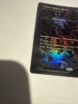 1x - Venom, King in Black / Skithiryx, the Blight Dragon - FOIL BORDERLESS MTG - Image 5
