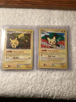 Pokemon Pikachu & Pichu Collector's Trading Cards Set (G3) - Image 1